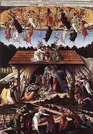 Botticelli, Mistyczne narodziny,
National Gallery, Londyn